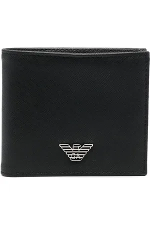 Emporio Armani Portemonnee met logoplakkaat