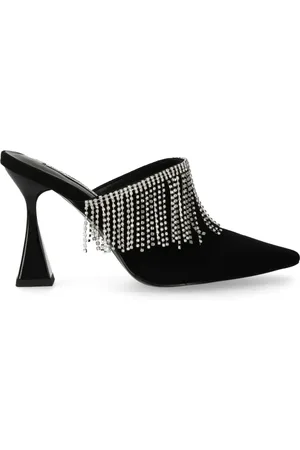 Karl Lagerfeld 90 mm Debut II muiltjes met franje