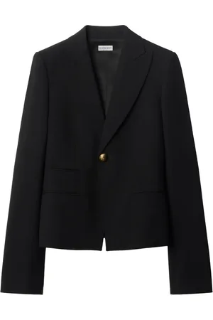 Burberry Wollen blazer met enkele rij knopen