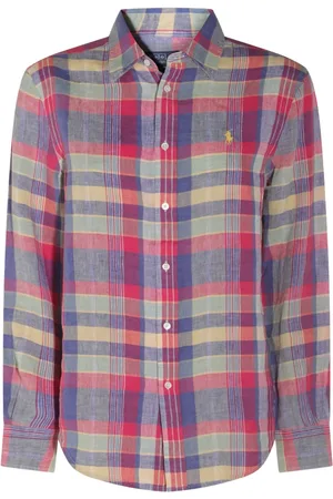 Ralph Lauren Geruit blouse