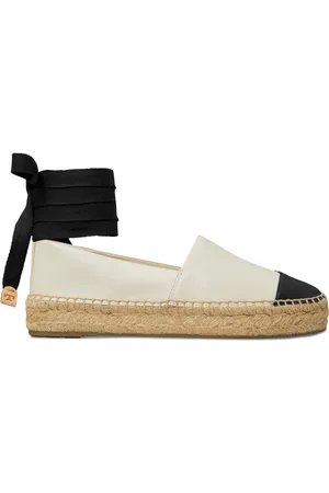 Tory Burch Leren espadrilles