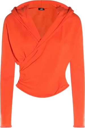 add Hoodie met gedrapeerde detail