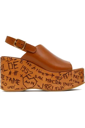 Chloé 130 mm Maxime sandalen met sleehak