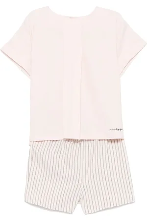 Il gufo Gestreepte shorts set