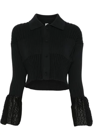 CFCL Fluted Ornament cropped vest