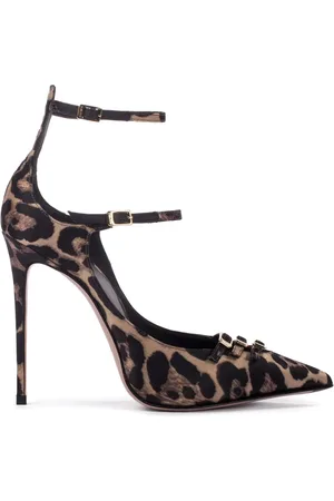 LE SILLA Morgana 120.mm pumps met luipaardprint