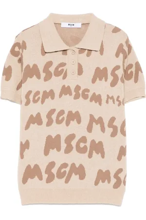 Msgm Poloshirt met jacquard