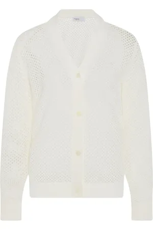 ROSETTA GETTY Mesh pointelle vest