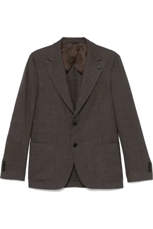 LARDINI Blazer met broche