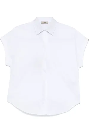 HERNO Blouse met korte mouwen