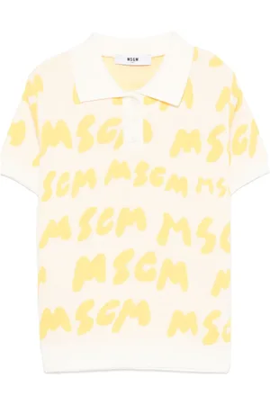 Msgm Poloshirt met jacquard