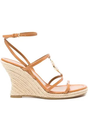 Tory Burch Miller 85 mm leren espadrilles