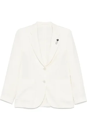 LARDINI Blazer met broche