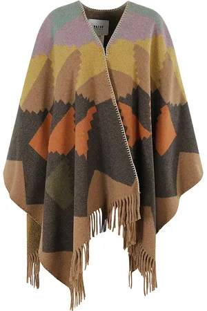 Bazar Deluxe Cape met intarsia patroon