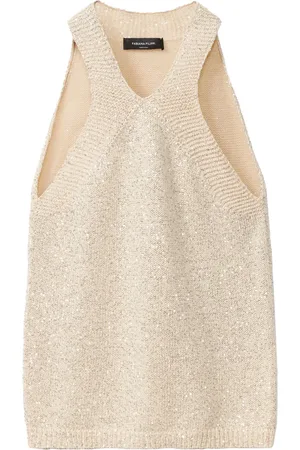 Fabiana Filippi Tanktop met pailletten
