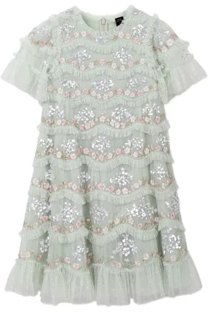 Needle & Thread Jurk verfraaid met pailletten