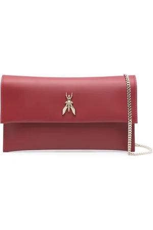 Patrizia Pepe Leren clutch
