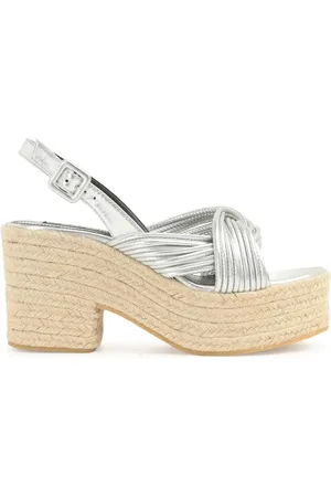 Sergio Rossi Sr Akida espadrilles met plateauzool