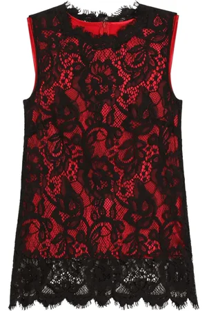 Dolce & Gabbana Top met bloemenkant