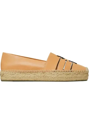 Tory Burch Leren espadrilles