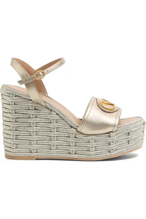VALENTINO GARAVANI 120 mm VLogo Signature sandalen met sleehak