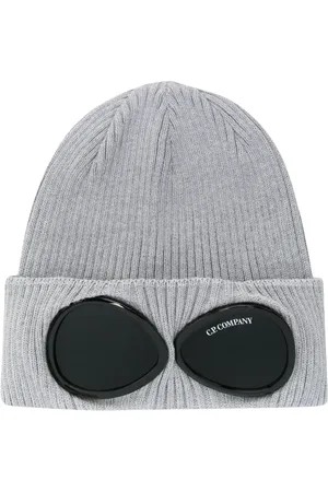 C.P. Company Geribbelde muts met goggle detail