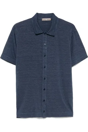 Daniele Fiesoli Poloshirt met textuur
