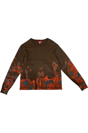 ECKHAUS LATTA Top met lange mouwen en graffiti
