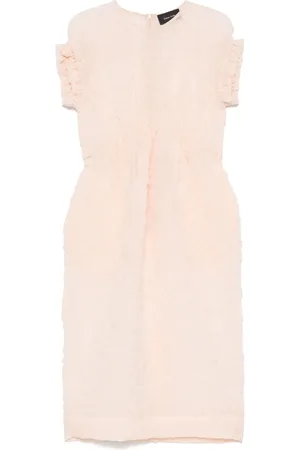 Simone Rocha Jurk met gekreukte afwerking
