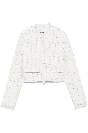 Msgm Jack met franje afwerking