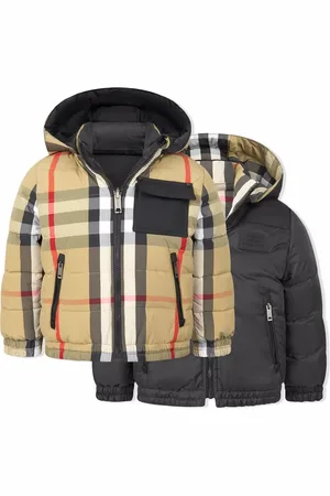 Burberry Geruit donsjack
