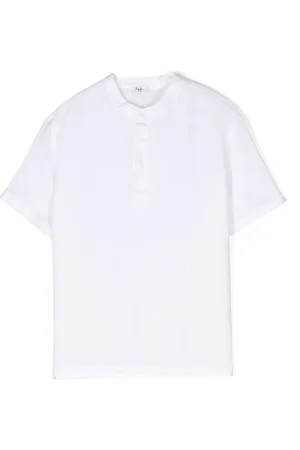 Il gufo Shirt met bandkraag