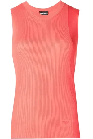 Emporio Armani Geribbelde tanktop
