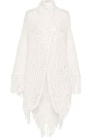 Dorothee Schumacher Pontelle gebreide poncho met franje