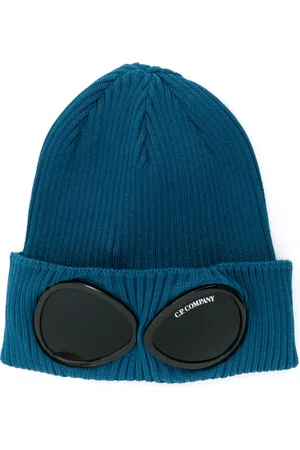 C.P. Company Geribbelde muts met goggle detail