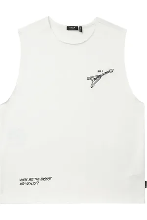 FIVE CM Katoenen spencer met print