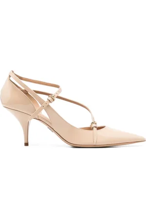Salvatore Ferragamo 70 mm pumps met bandjes