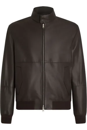 Ermenegildo Zegna Leren bomberjack