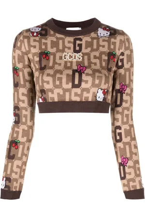 GCDS X Hello Kitty cropped top
