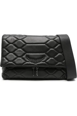 Zadig & Voltaire Rocky gevoerde leren tas