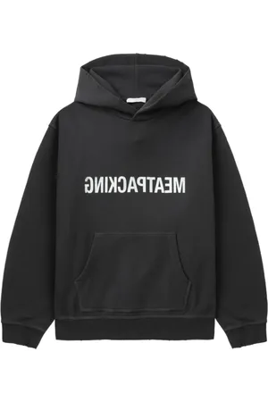 Helmut Lang X Maison Kitsune katoenen hoodie