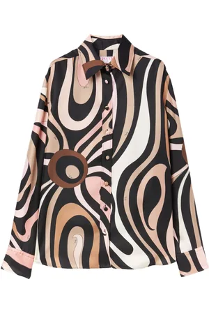 Puccini Marmo zijden blouse