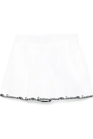 Simonetta Shorts met geborduurd logo