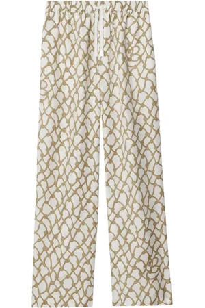 Burberry Broek met geknoopte print