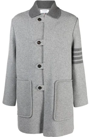 Thom Browne Mantel met enkele rij knopen
