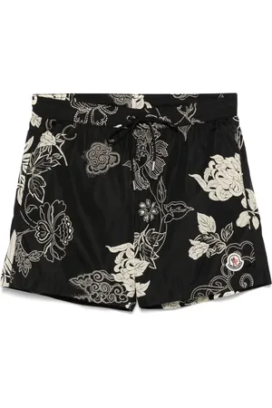Moncler Zwembroek met bloemenprint