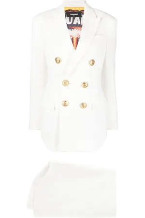 Dsquared2 Rok met dubbele rij knopen