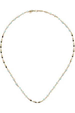 Sydney Evan 14kt geelgouden Evil Eye halsketting