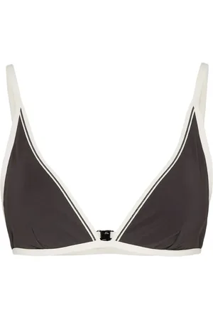 Brunello Cucinelli Bikinitop met contrasterende afwerking