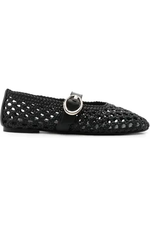 Stuart Weitzman Geweven ballerina